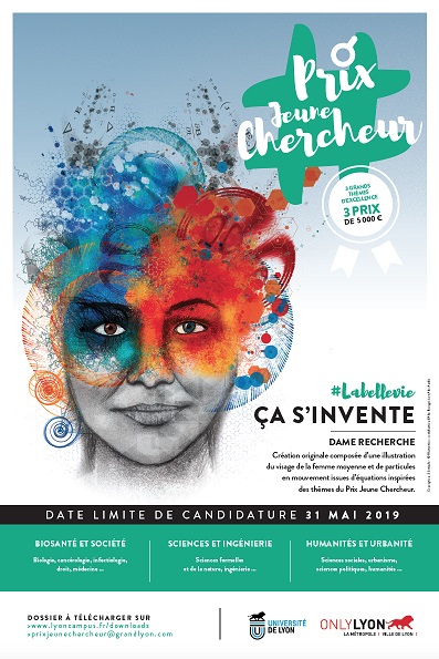 Affiche Grand Lyon Prix Jeune Chercheur 2019